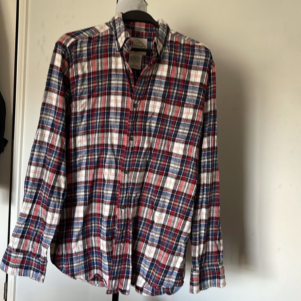St. John's Bay Multicolor Plaid Shirt